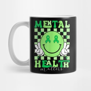 Mental Health Matters I Wear Green Mental Health Awareness Mug